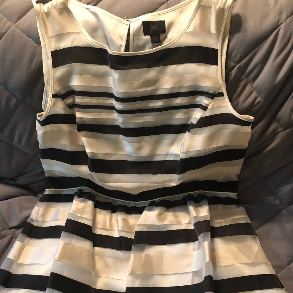 Black and Ivory Cocktail Dress